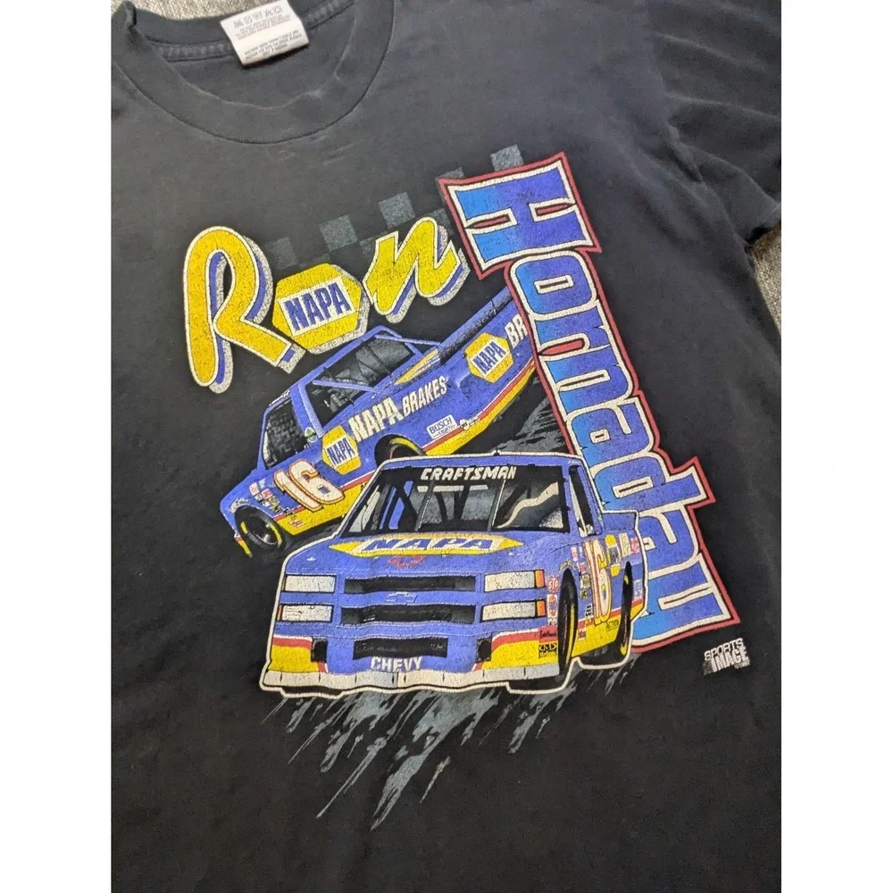 Vintage 1997 Ron Hornaday Jr Napa Racing Nascar Shirt Men's XL Tee Competitors